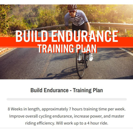 Uithoudings trainingsplan Dynamic Cyclist Trainingspeak