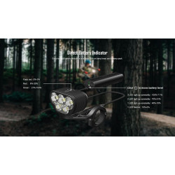 MONTEER 8000S GALAXY V2.0 MTB-lamp met afstandsbediening