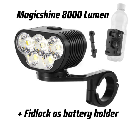 Magicshine monteer 8000V2 +Fidlock battery holder