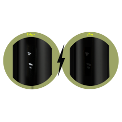 Scratch cover repair kit black