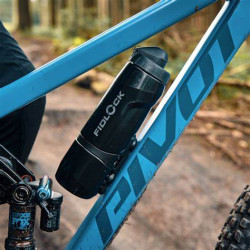 TWIST SET bottle 800ml + bike base / black